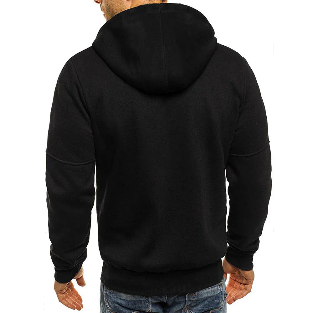 HENRY™ - Sweat à Capuche Zippé Décontracté