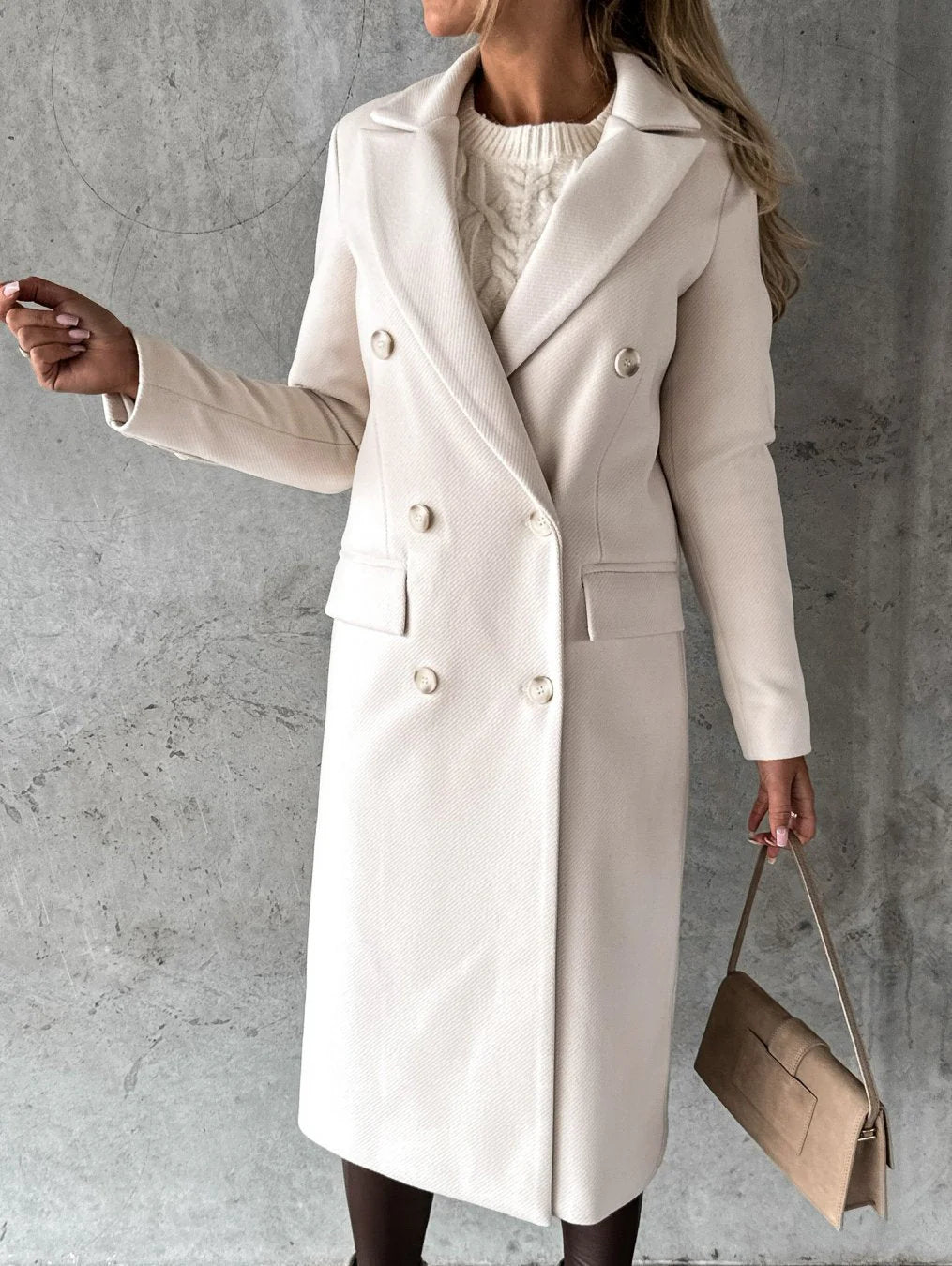 Margaux™ | Manteau en Laine Élégant