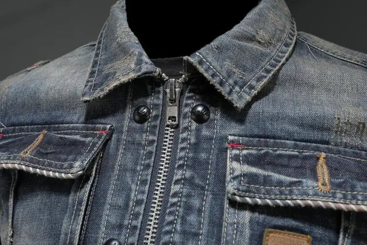 OLIVER™ - Veste en denim rétro