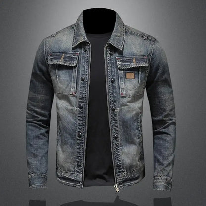 OLIVER™ - Veste en denim rétro