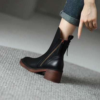 INÈS™ - Bottines en cuir