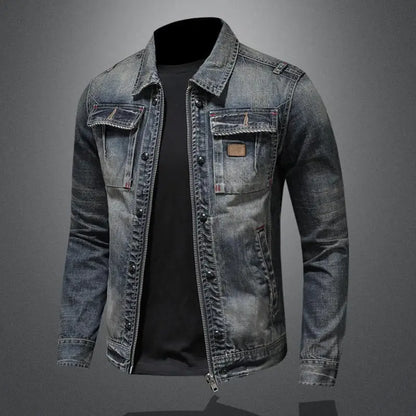 OLIVER™ - Veste en denim rétro