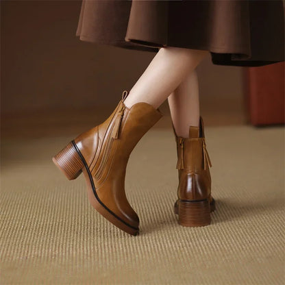 INÈS™ - Bottines en cuir