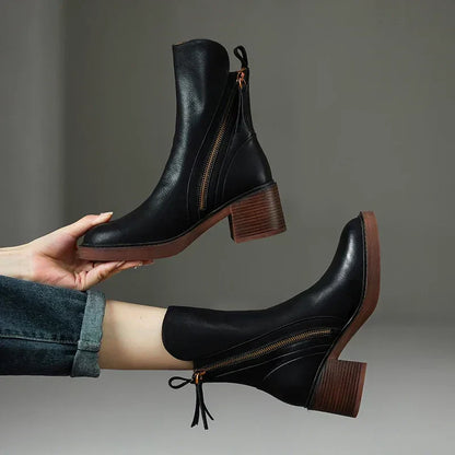 INÈS™ - Bottines en cuir