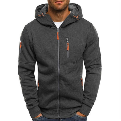 HENRY™ - Sweat à Capuche Zippé Décontracté