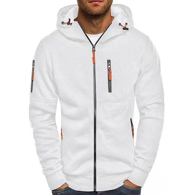 HENRY™ - Sweat à Capuche Zippé Décontracté