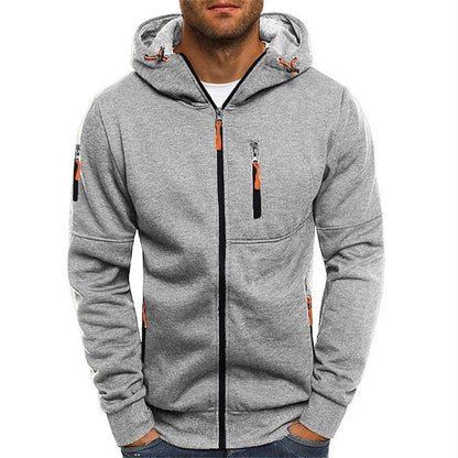 HENRY™ - Sweat à Capuche Zippé Décontracté