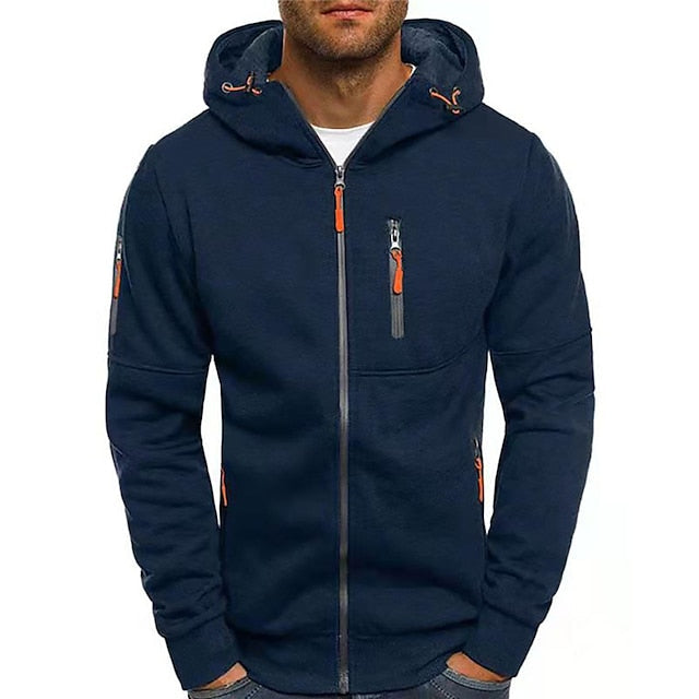 HENRY™ - Sweat à Capuche Zippé Décontracté